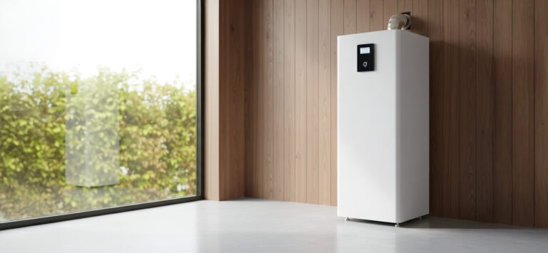 Warmtepompinstallatie van Heattherm in een energiezuinige moderne woning